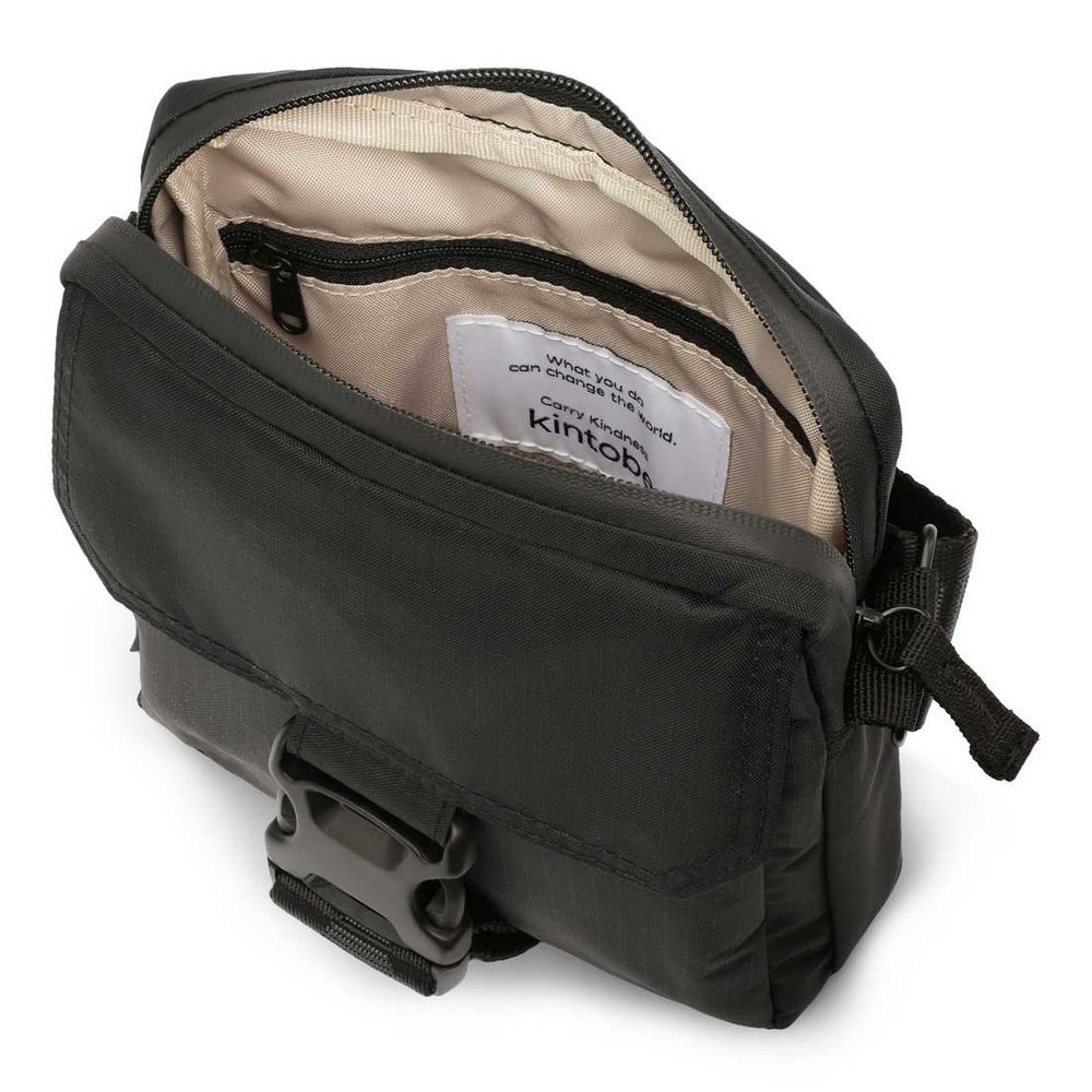 KINTOBE NICO mini messenger bag - Black - Bag from kintobe at The Prince Webshop