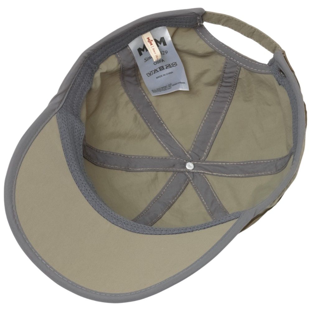 MJM 2-Tone Taslan Baseball Cap UPF50+ / Oliven - Baseball Cap fra MJM Hats hos The Prince Webshop