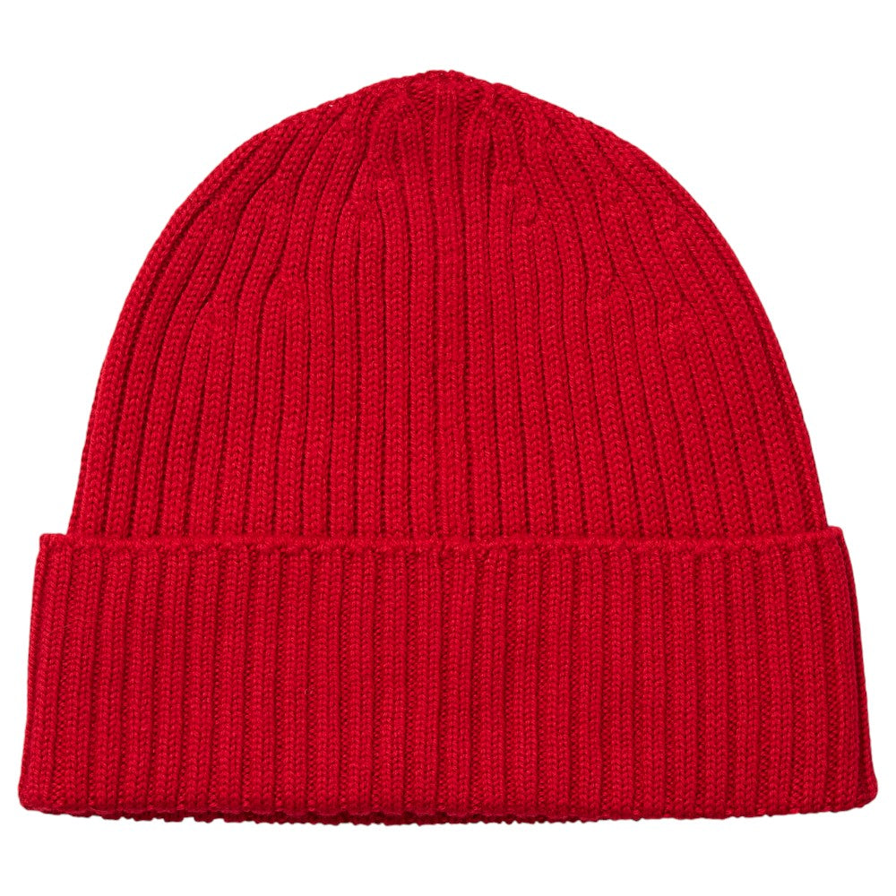 MJM Beanie in 100% Merino Wool - Red Hat - Hat from M.J. MICHAELSEN A/S at The Prince Webshop