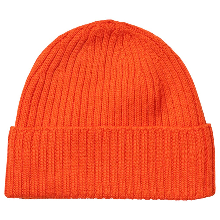 MJM Beanie in 100% Merino Wool - Orange Beanie - Beanie from M.J. MICHAELSEN A/S at The Prince Webshop