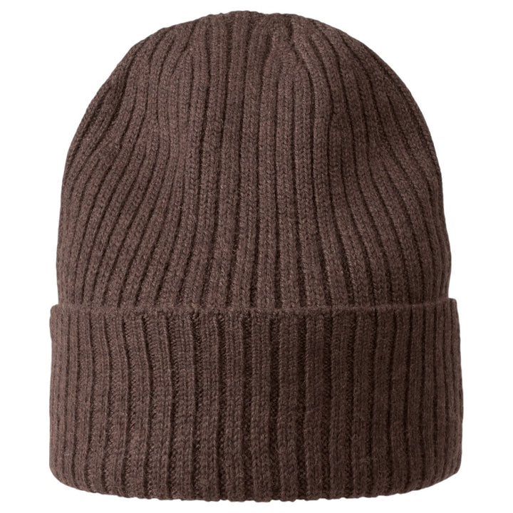 MJM Beanie in 100% Merino Wool - Dark Brown Beanie - Beanie from M.J. MICHAELSEN A/S at The Prince Webshop