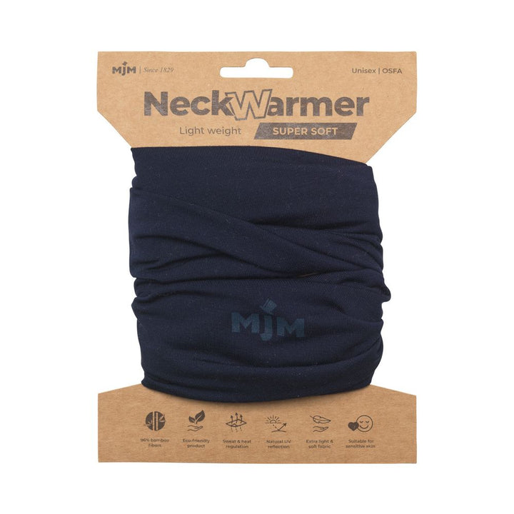 MJM Neck Warmer - Navy Bamboo Neck warmer - Neck scarf from M.J. MICHAELSEN A/S at The Prince Webshop