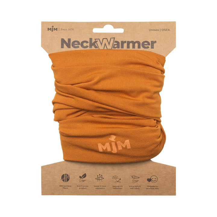 MJM Neck Warmer - Orange Bambus Halsdisse - Halstørklæde fra M.J. MICHAELSEN A/S hos The Prince Webshop