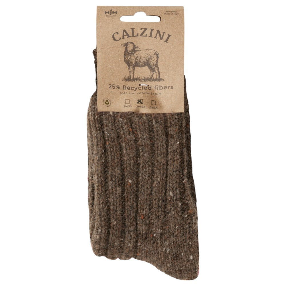 Calzini Wool Mix Socks - Taupe Allround Socks - Men's Socks from M.J. MICHAELSEN A/S at The Prince Webshop