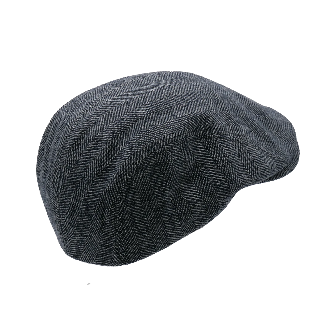 MJM Daffy 3 62 Wool/Cashmere Grey Herringbone Sixpence