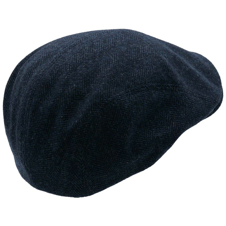 MJM Daffy 3 62 Wool/Cashmere Navy Herringbone Sixpence