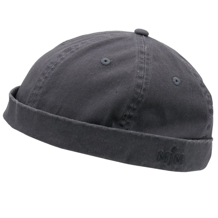 MJM Docker Cap Dyed Cotton Twill - Grå - Docker Cap fra MJM Hats hos The Prince Webshop