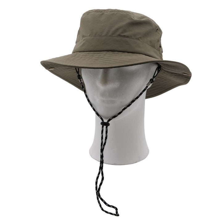 MJM Lortevejrs Bucket Hat - Recycled Polyamid - Oliven - Bucket Hat fra MJM Hats hos The Prince Webshop