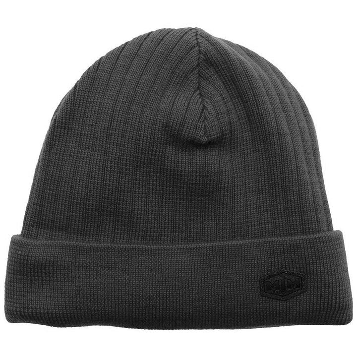 MJM No Wind Beanie i Gråt Uld Mix
