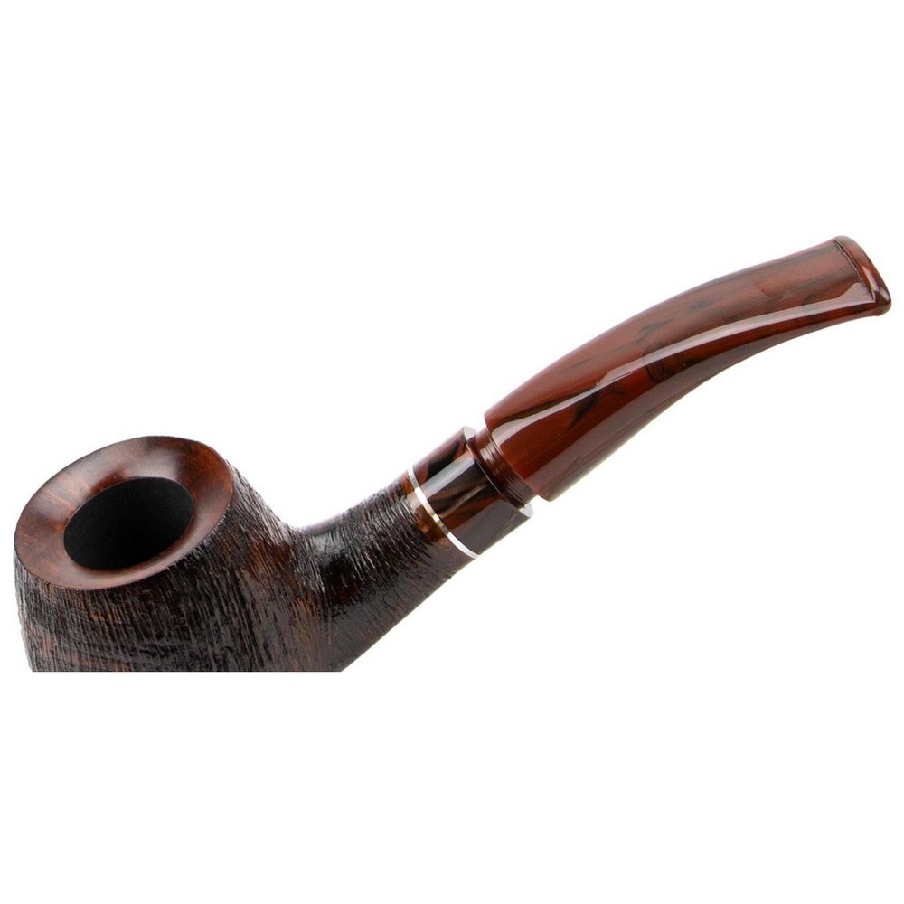 Cesare Barontini "Lido" Børstet Halvbøjet Pibe - Elegant Luxus - Pibe fra Cesare Barontini hos The Prince Webshop