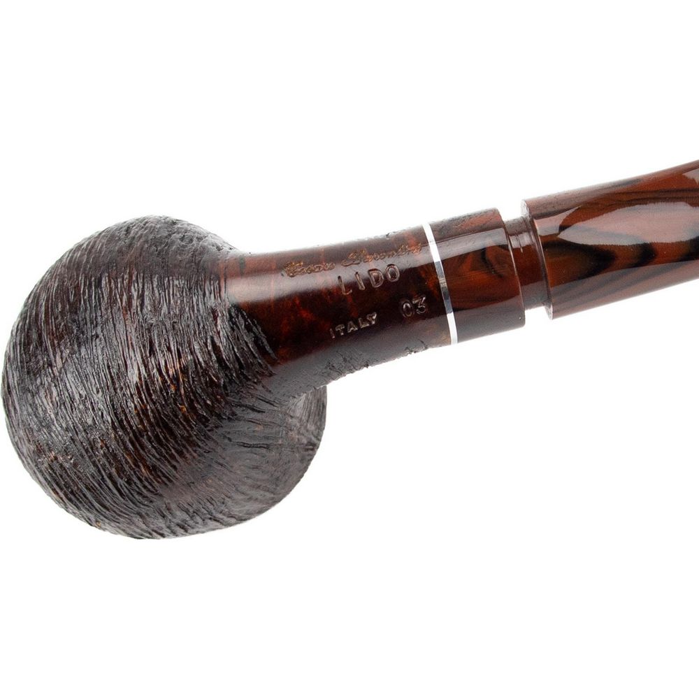 Cesare Barontini "Lido" Børstet Halvbøjet Pibe - Elegant Luxus - Pibe fra Cesare Barontini hos The Prince Webshop
