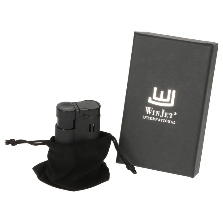 Winjet Carlton 3XJet Cigar Lighter Sort med Borer - Lighter fra Winjet hos The Prince Webshop