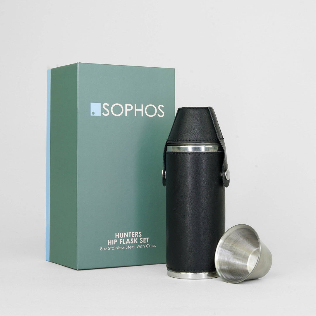 8 oz Silver Hunters Lommelærke - Lommelærke fra Sophos hos The Prince Webshop