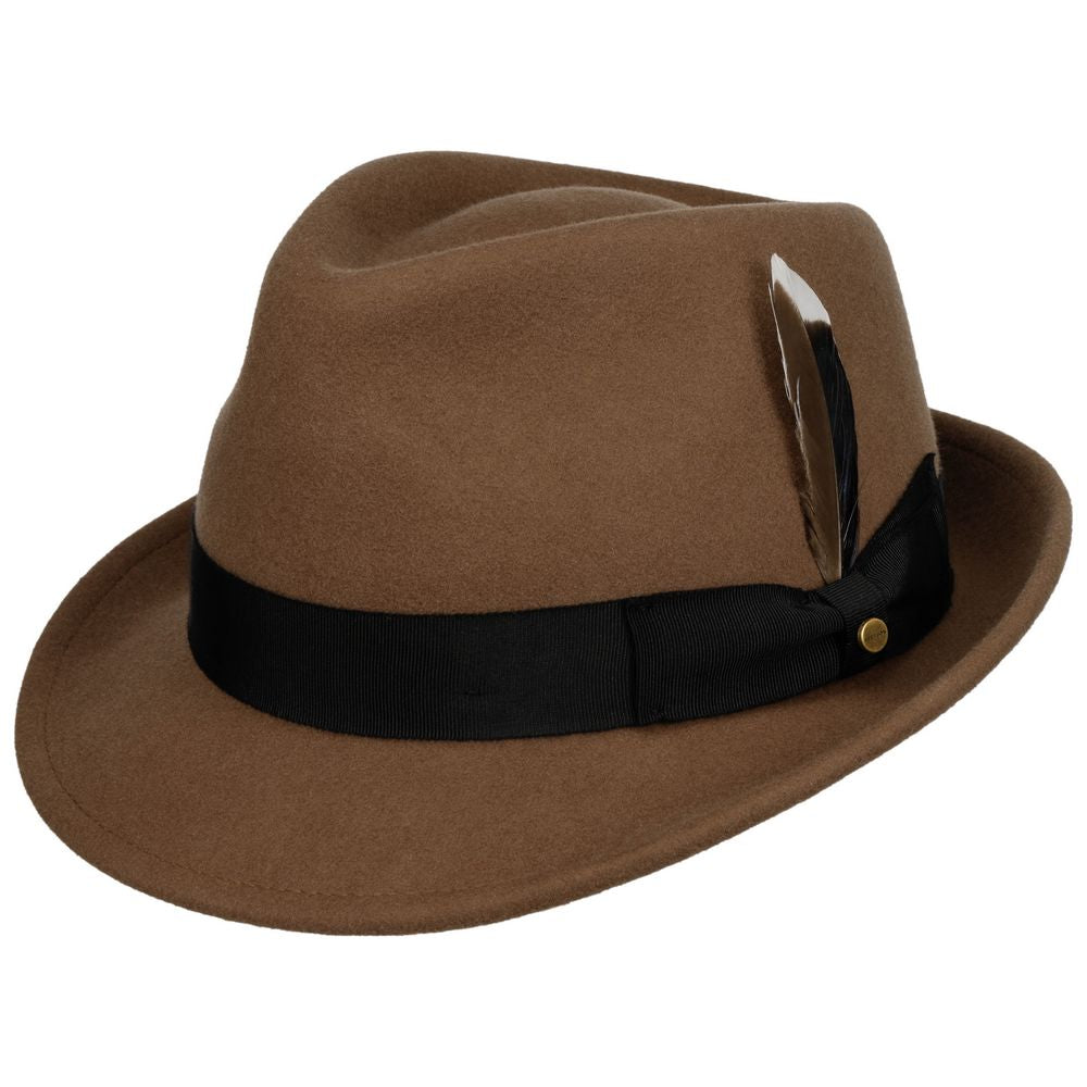 Stetson Woolfelt Trilby Hat - Chestnut - Trilby Hat from Stetson at The Prince Webshop