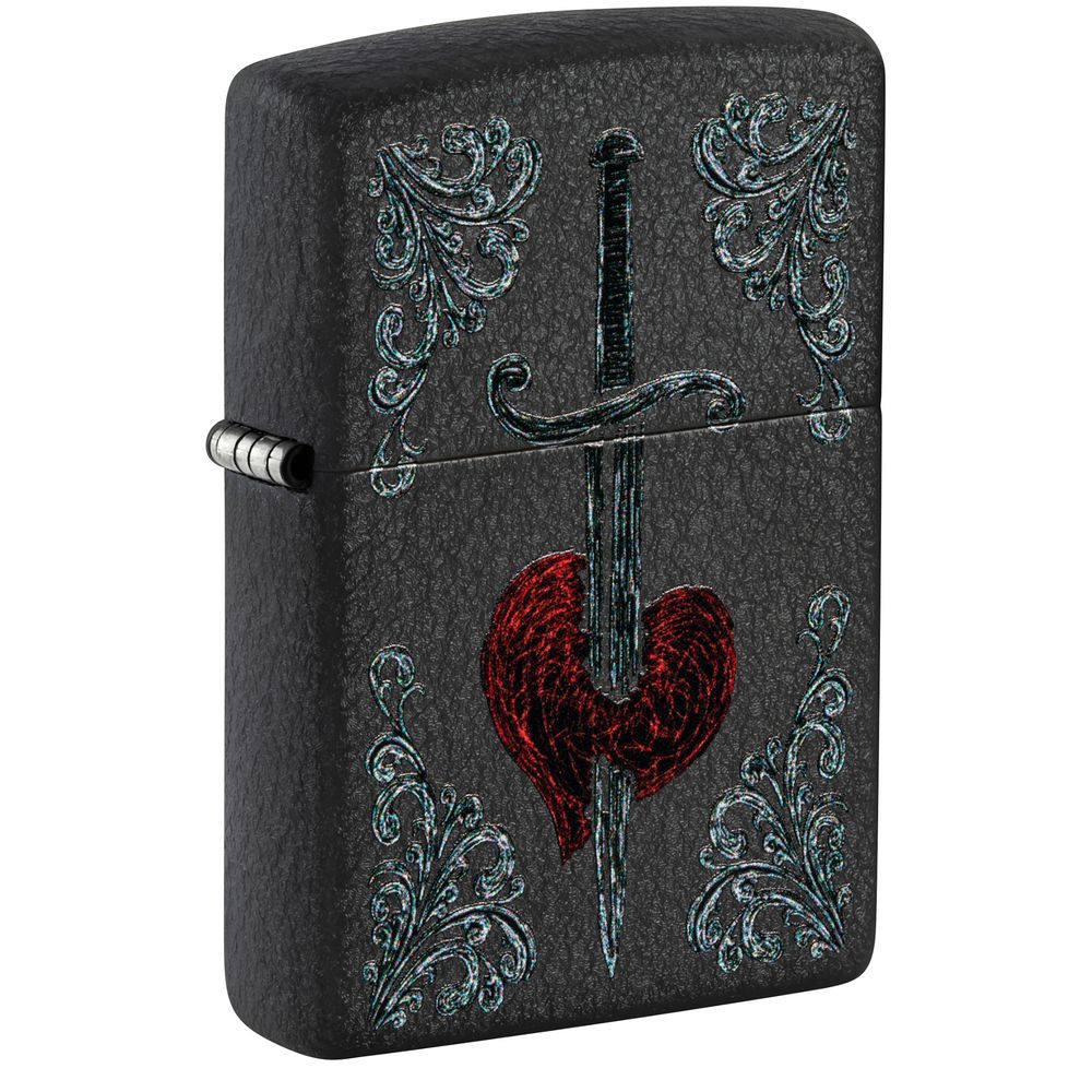 Zippo 60006605 Heart Dagger Tattoo Design - Zippo Lighter from Zippo at The Prince Webshop