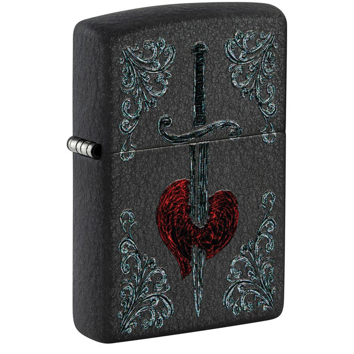 Zippo 60006605 Heart Dagger Tattoo Design - Zippo Lighter from Zippo at The Prince Webshop