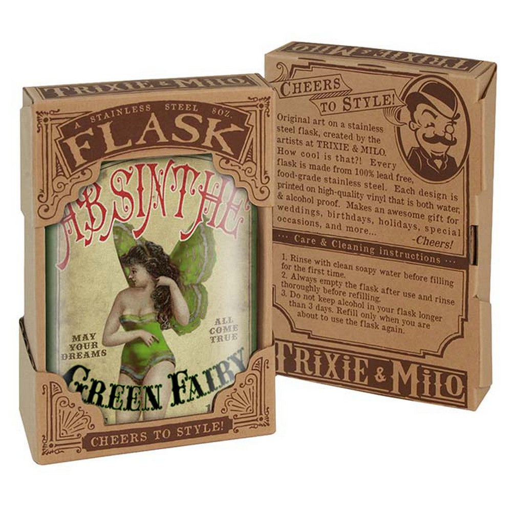 Trixie & Milo Pocket Square - Green Fairy Absinthe - Pocket Square from Trixie & Milo at The Prince Webshop