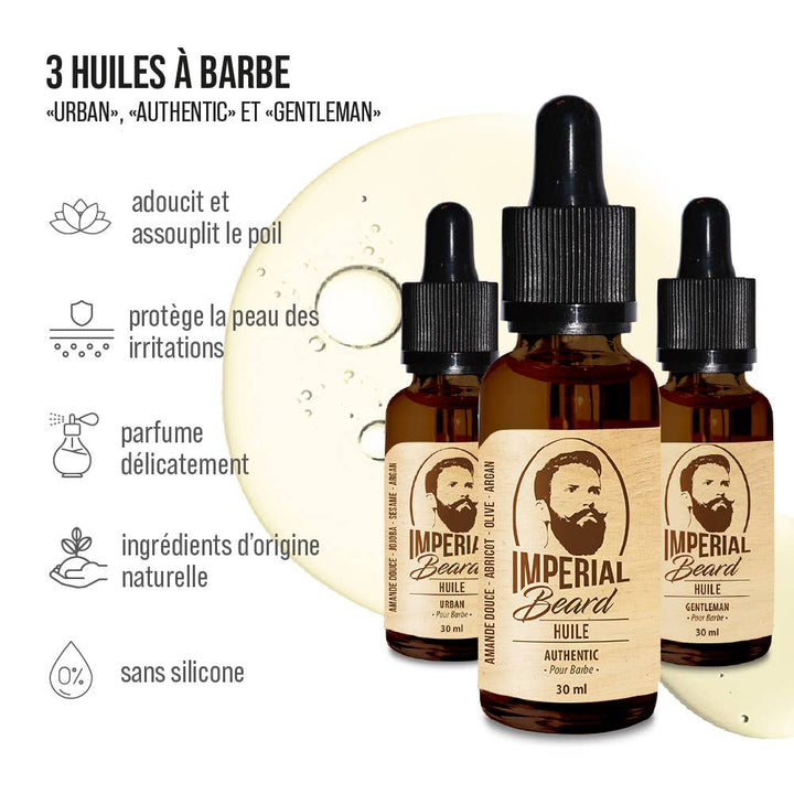 Imperial Beard Kit - skæg olie og voks - Beard Set fra Imperial Beard hos The Prince Webshop