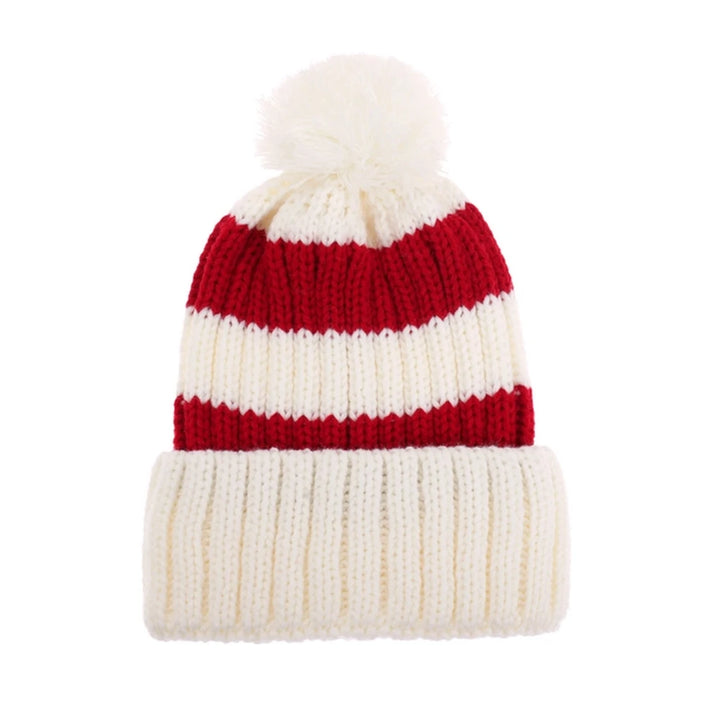 Snazzy Santa Beanie Hat - Striped Red & White - Hat from Snazzy Santa at The Prince Webshop