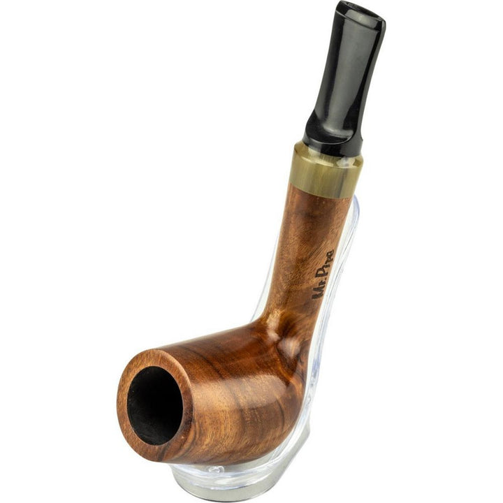 Mr. Pipe Pipe Natural Redwood Short Straight incl. Stand - Pipe from Mr. Pipe at The Prince Webshop