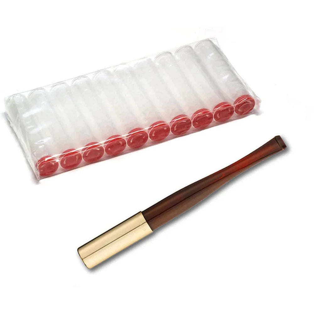 Elegant Lady Automatic Cigaret Holder Skildpadde + 10 Filtre - Cigaret Holder fra Denicotea hos The Prince Webshop