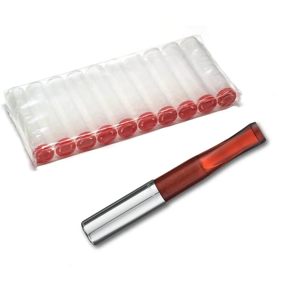 Denicotea Miny Automatic Cigarette Holder - Amber/Silver - Cigarette Holder from Denicotea at The Prince Webshop