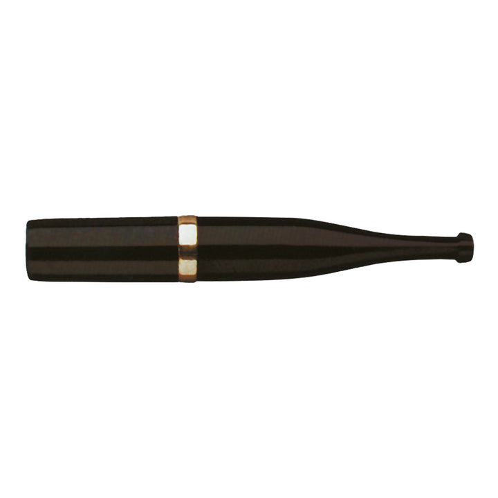 Ibiza Slim Cigarette Holder Black & Gold Ring - with 10 filters - Cigarette Holder from Denicotea at The Prince Webshop