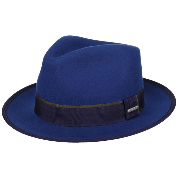 Stetson Woolfelt Fedora Hat - Royal Blue - Fedora Hat from Stetson at The Prince Webshop
