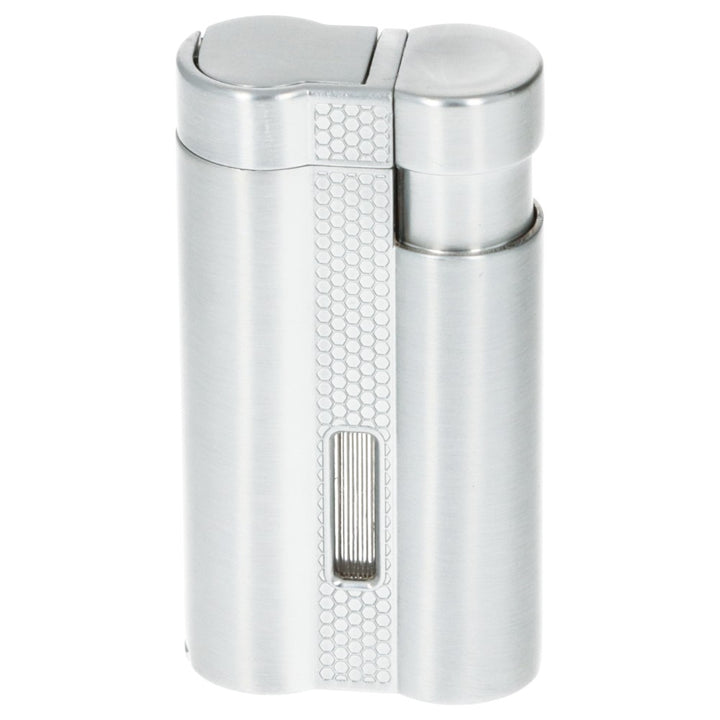 Winjet Carlton 3XJet Cigar Lighter Silver with Drill - Lighter from Winjet at The Prince Webshop