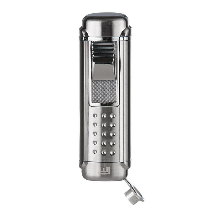 Winjet Cigar Lighter 4 x Jet Chrome Satin w/Puncher - Lighter from Winjet at The Prince Webshop