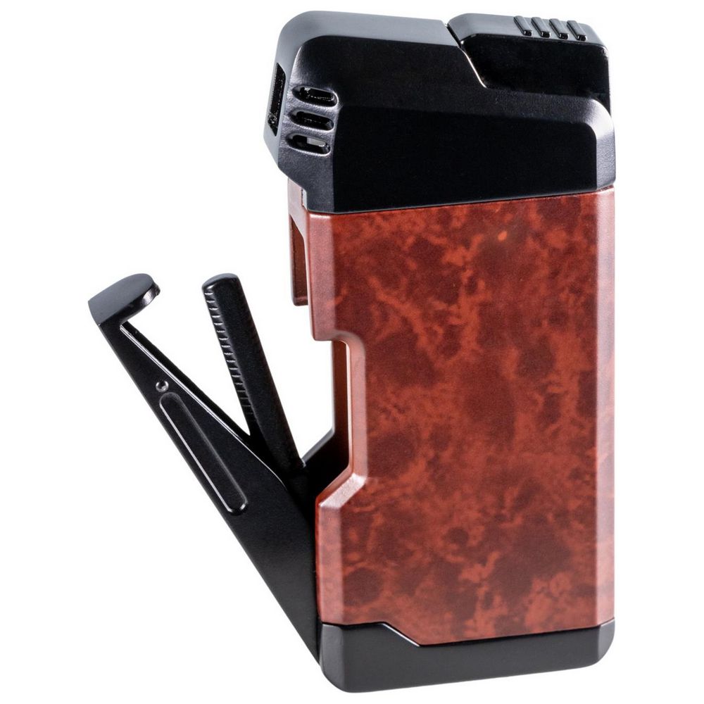 Pibe Piezo Lighter PASSATORE "Henry" Wood med Værktøj - Lighter fra Passatore hos The Prince Webshop