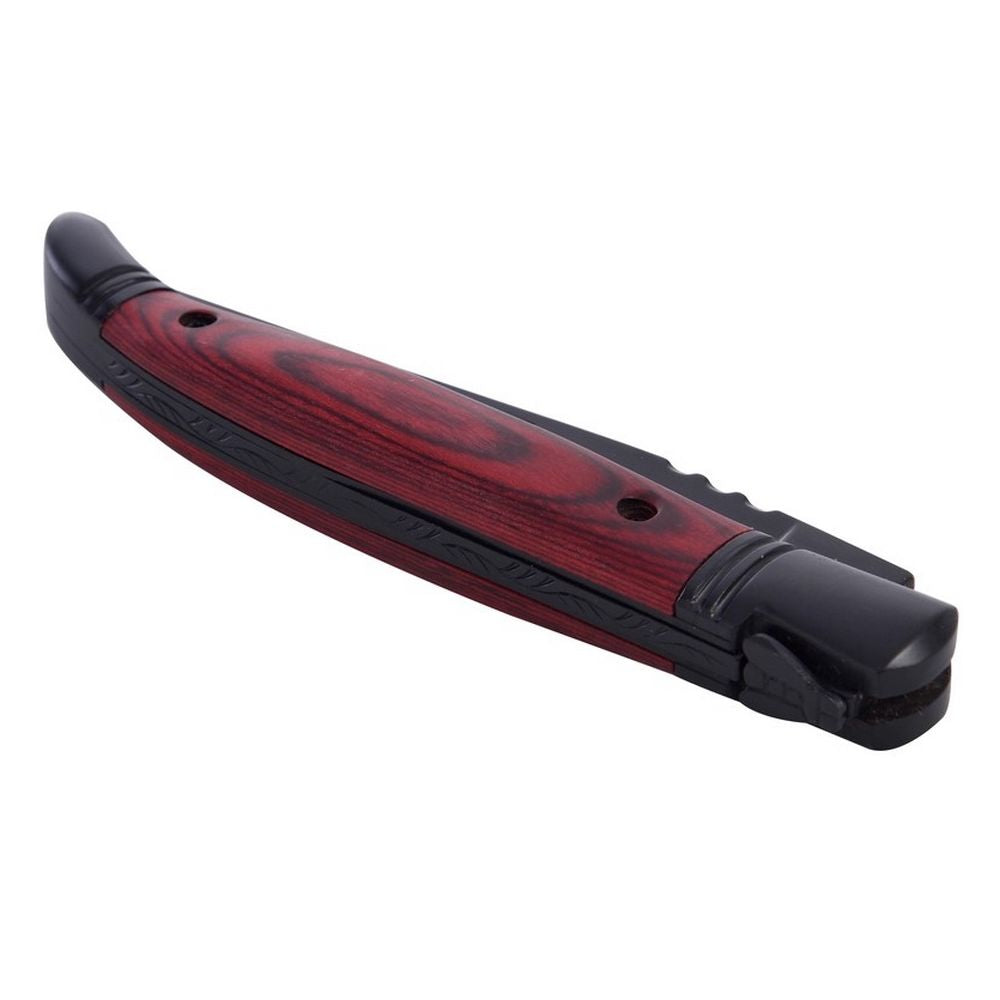 Laguiole Rosewood Pocket Knife with Black Blade - Gift Idea from Laguiole at The Prince Webshop
