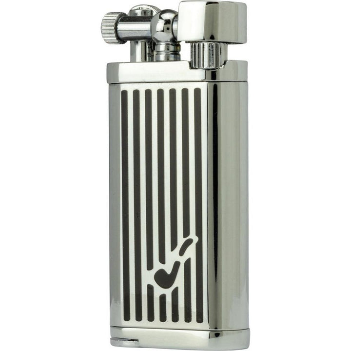 JEAN CLAUDE flint pipe lighter "Oldie" - black stripes - Lighter from Jean Claude at The Prince Webshop