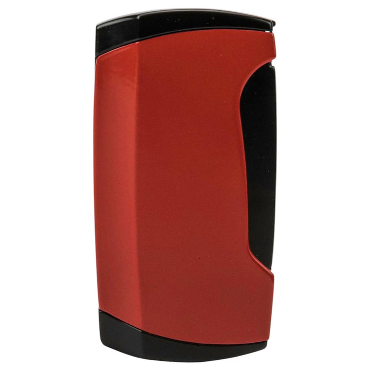JEAN CLAUDE Diego 2 Jet Cigar Lighter with Puncher - Red - Lighter from Jean Claude at The Prince Webshop