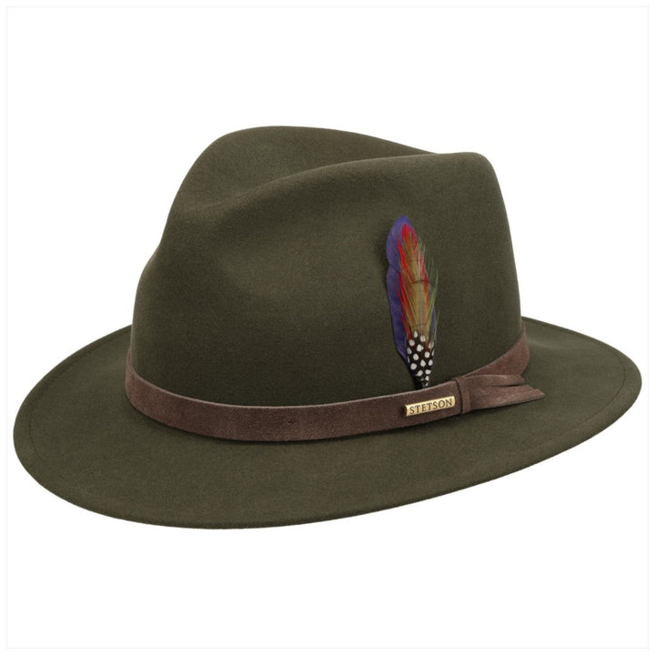Stetson Traveller Softfelt Hat - Forest Green