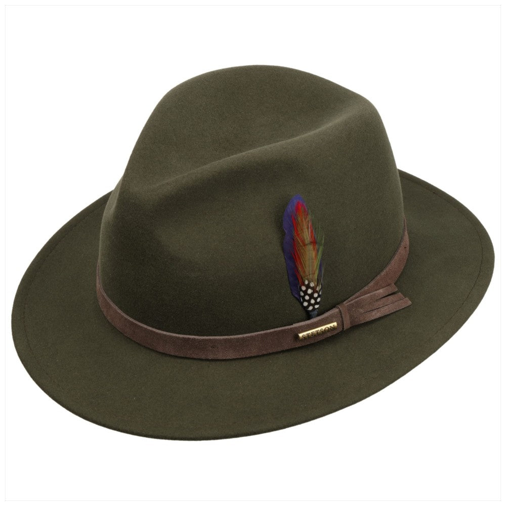 Stetson Traveller Softfelt Hat - Forest Green