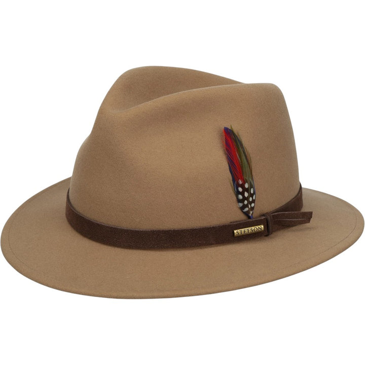 Stetson Traveller Softfelt Hat - Light Almond