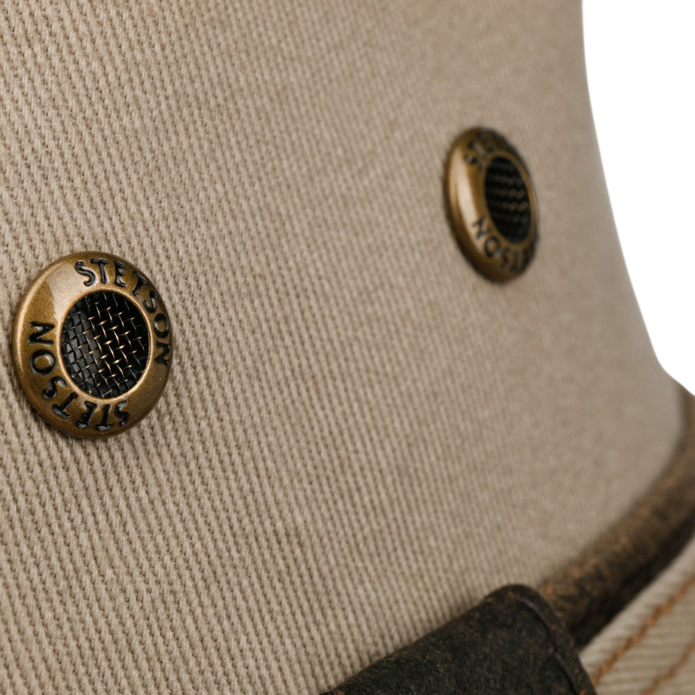 Stetson Ava Cotton Traveler Summer Hat - Beige - Traveler Hat from Stetson at The Prince Webshop
