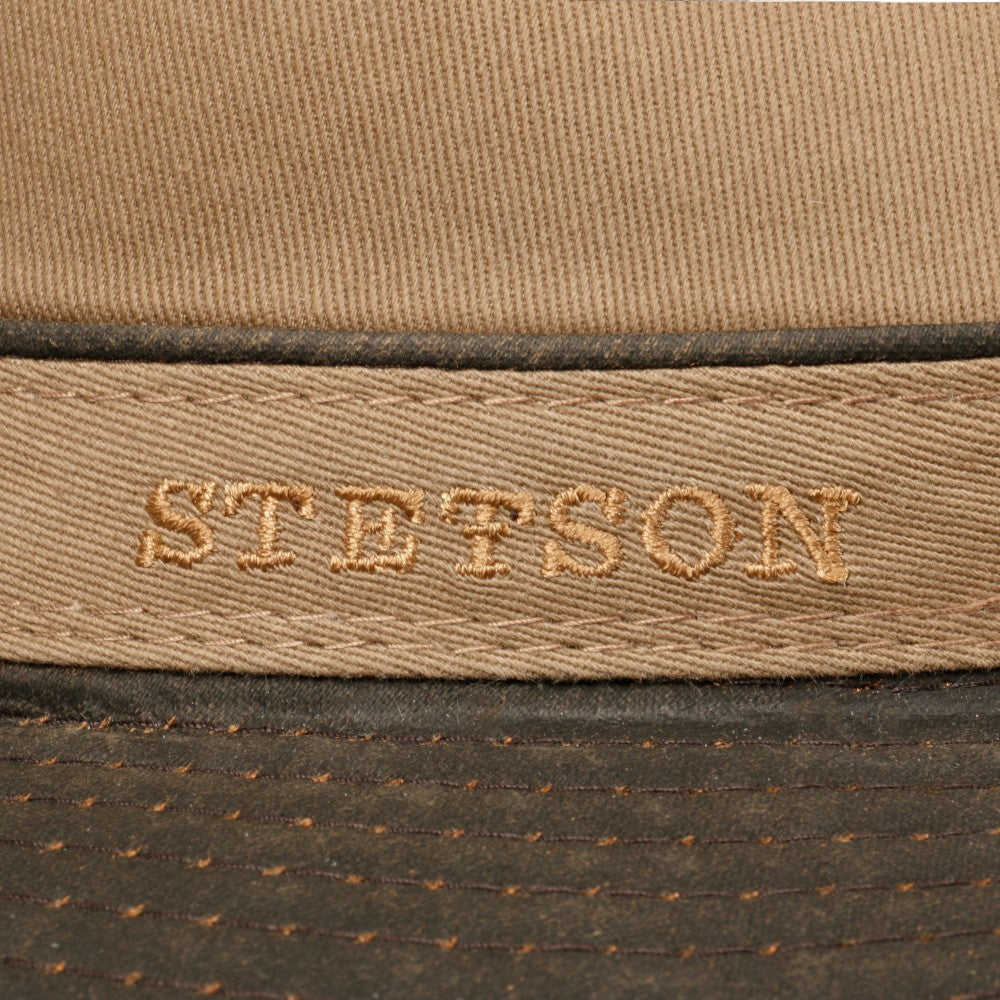 Stetson Ava Cotton Traveler Summer Hat - Brown / Brass - Traveler Hat from Stetson at The Prince Webshop