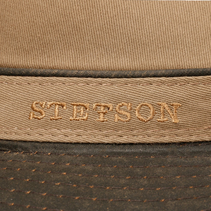 Stetson Ava Cotton Traveler Summer Hat - Brown / Brass - Traveler Hat from Stetson at The Prince Webshop