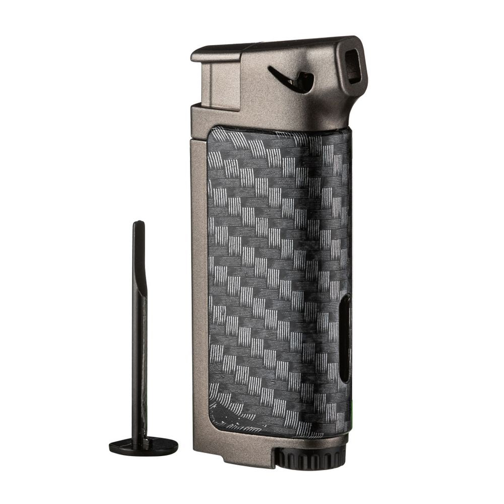 Eurojet Pipe Lighter Black Carbon - Lighter from Eurojet at The Prince Webshop