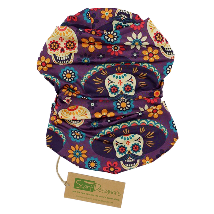 Mexican Skull Bandana - Multifunctional Scarf - Scarf from Scarf Designers Berlin at The Prince Webshop