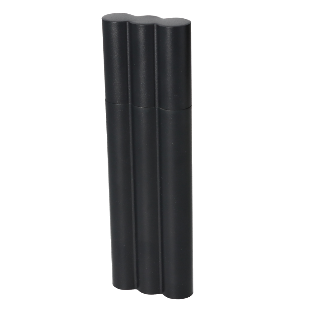 The pocket friend with 8 cl booze + 2 cigars - Black Angelo pocket square - Pocket square from Angelo at The Prince Webshop