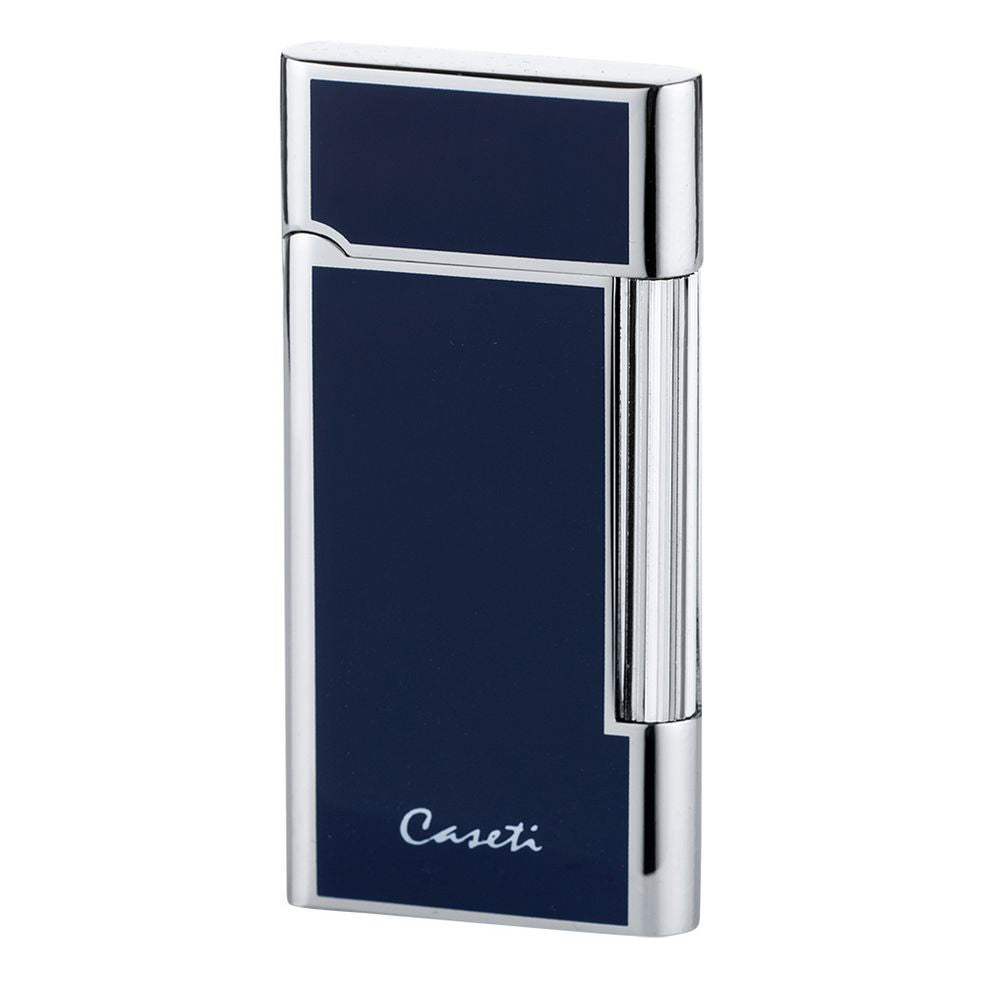 CASETI Flint Cigarette Lighter - Navy/Chrome Elegance - Lighter from Caseti at The Prince Webshop