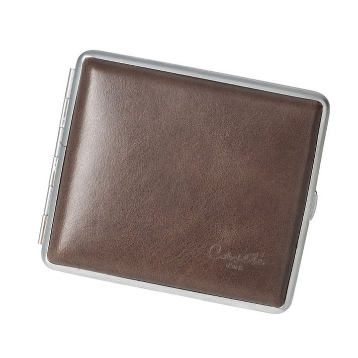 CASETI Cigarette Case for 18 King Size - Brown Leather - Cigarette Case from Caseti at The Prince Webshop