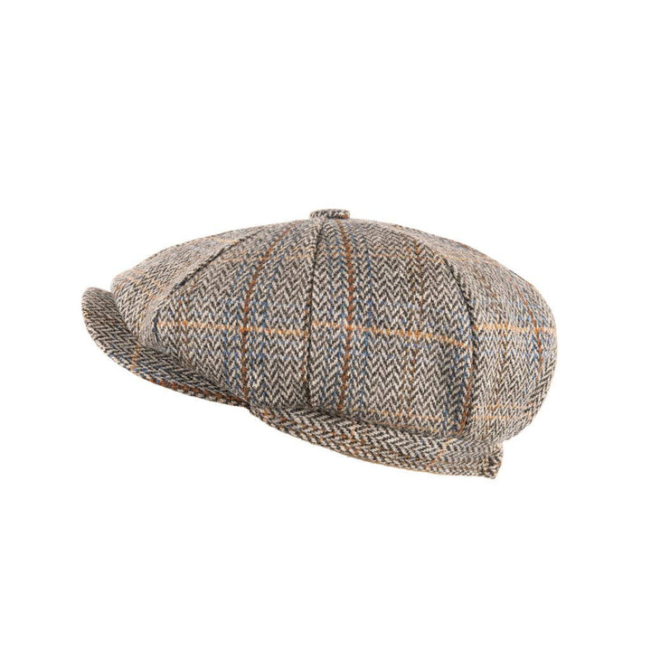 Heritage Tradition Carlyle Tweed Newsboy Cap Herringbone - Flat Cap from Heritage Traditions at The Prince Webshop