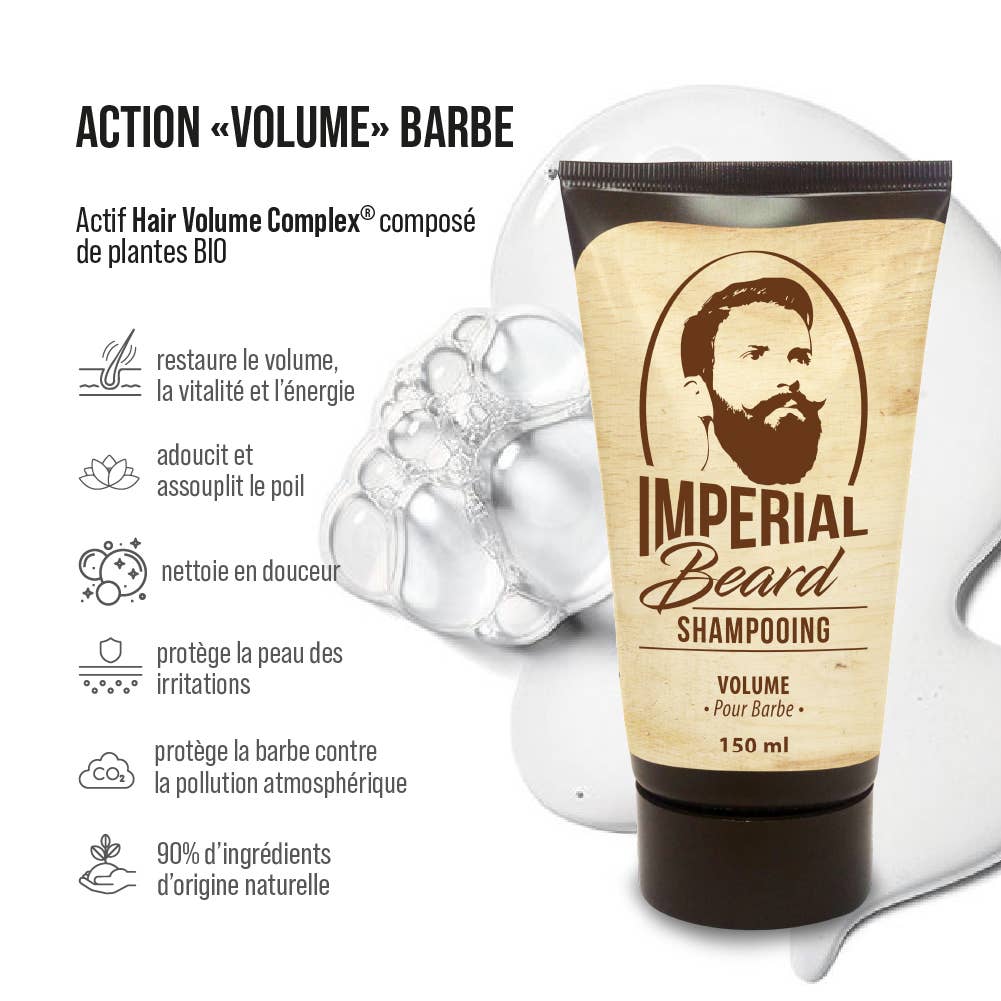 Imperial Beard Volume Skæg Shampoo - 150 ml - Beard Shampoo fra Imperial Beard hos The Prince Webshop