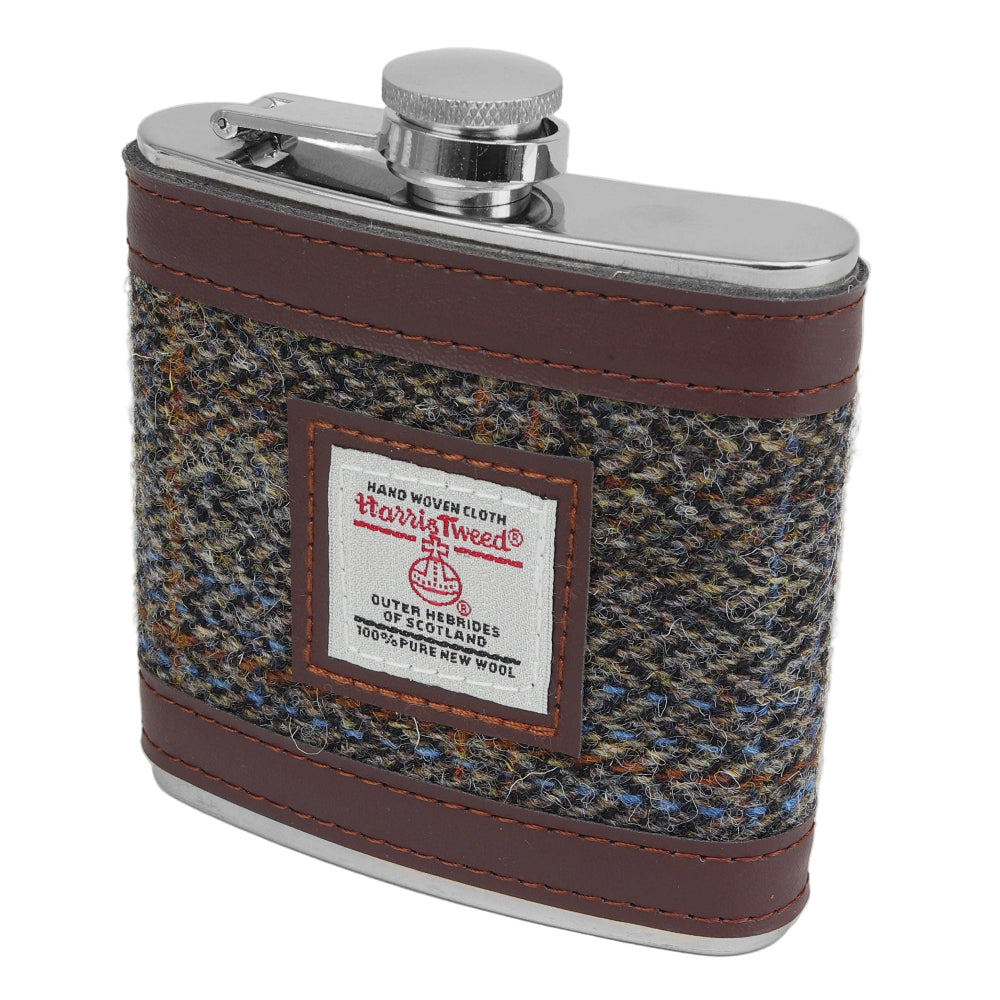 Brun Harris Tweed 6 oz Lommelærke - Lommelærke fra Sophos hos The Prince Webshop