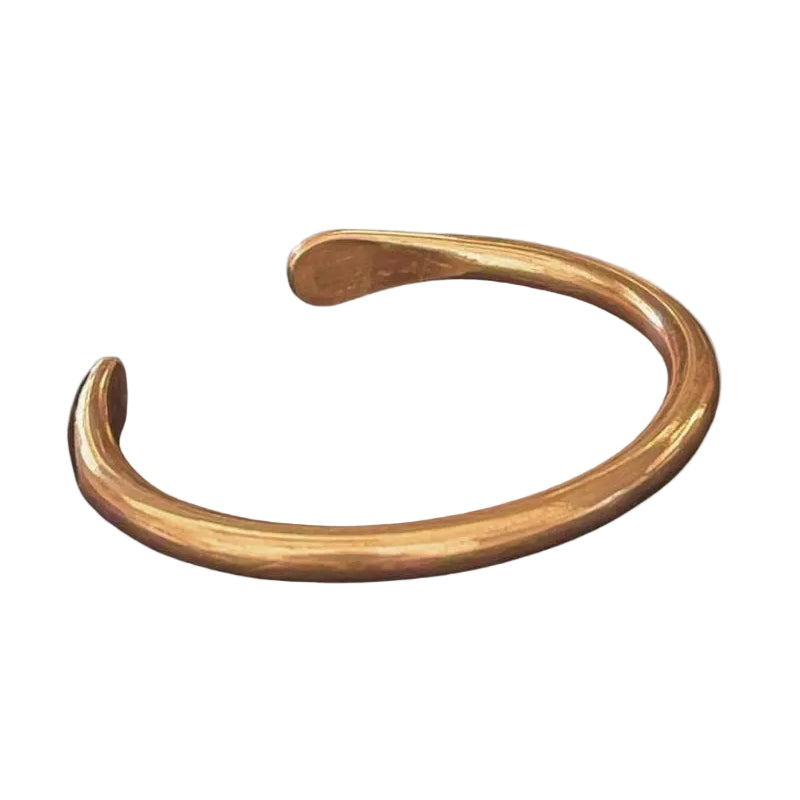 Kobber klemmearmbånd - bredere herre model - Armbånd fra Ayurveda Specialist B.V. hos The Prince Webshop