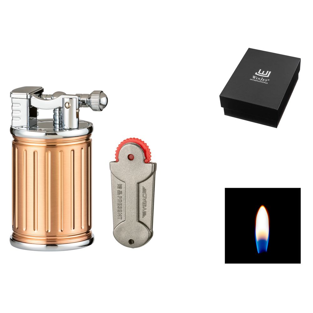 Winjet Vintage Flint Table Lighter - Gold - Lighter from Winjet at The Prince Webshop